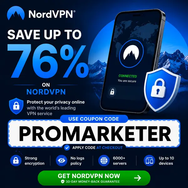 NordVPN Discount Code 2026: Save Up to 76% – Coupon Code 