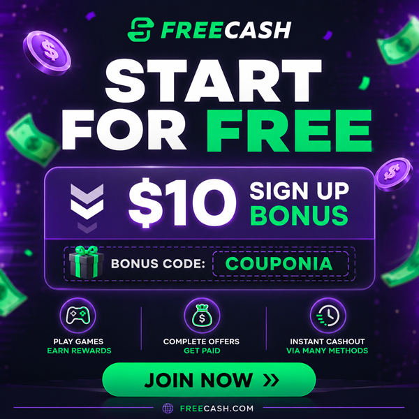 Freecash.com Bonus Code: $10 Sign-Up & Referral Code (2026) Freecash.com Bonus Code: $10 Sign-Up & Referral Code (2026)
