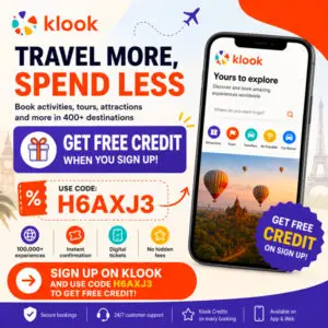 Klook Coupon Promo Code Free Credit Sign Up