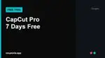 CapCut Pro free trial coupon