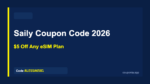 Saily coupon code 2026 ALESSA6581